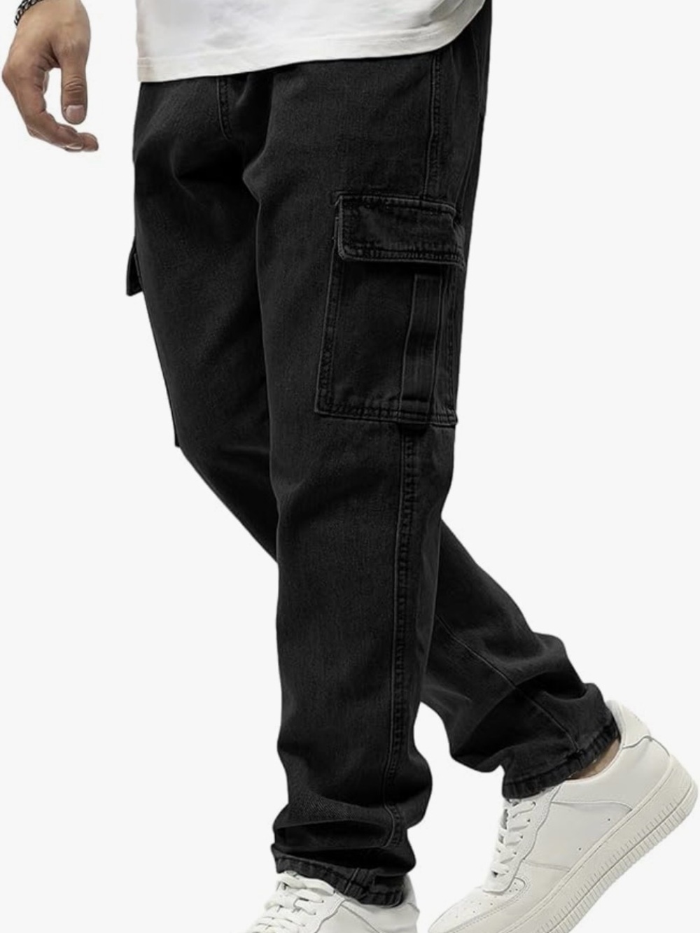 NWT Jmierr Men's stretch denim joggers, waist 34